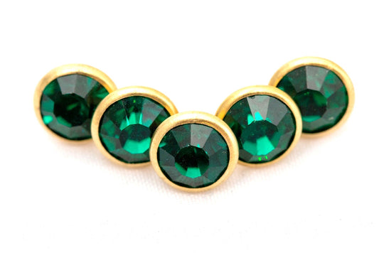 6mm Crystal Rivets - 50ct