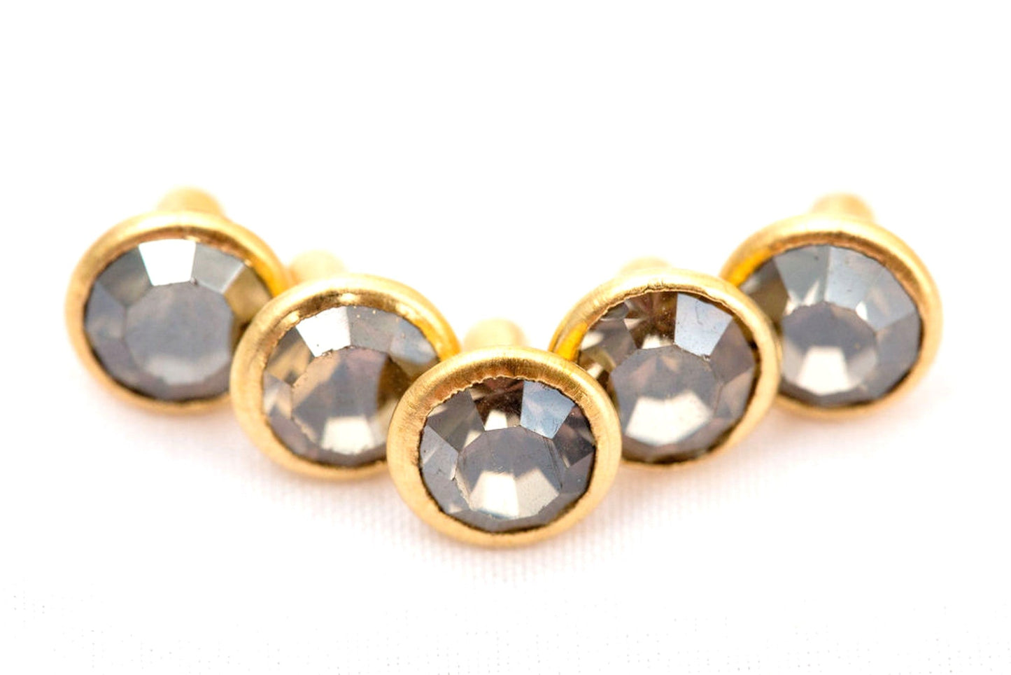 8mm Crystal Rivets - 50ct