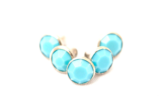 6mm Crystal Rivets - 20ct