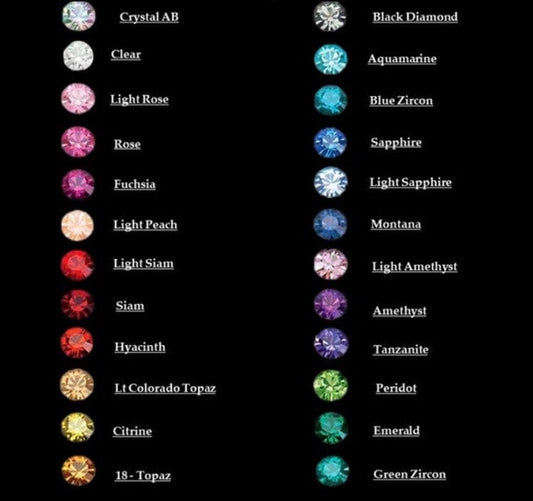 Teal Rhinestone Rivets - 4mm Teal Crystal Rivets - Gem Rivets for Leather - Fast Shipping