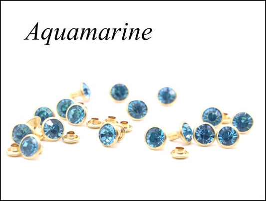 Crystal Rivet Sampler Box - Bulk Savings 300 Crystal Rivets with carry case - 50% markdown from retail value!