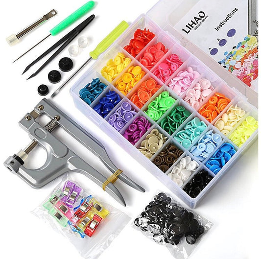 T5 Kam Snap Kit with Easy Set Pliers - 380 snaps with tools and carry case