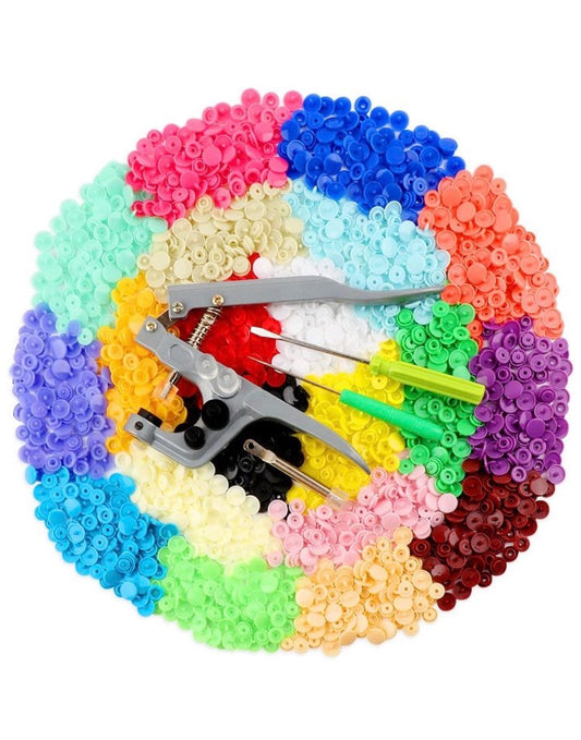 T5 Kam Snap Kit with Easy Set Pliers - 380 snaps with tools and carry case