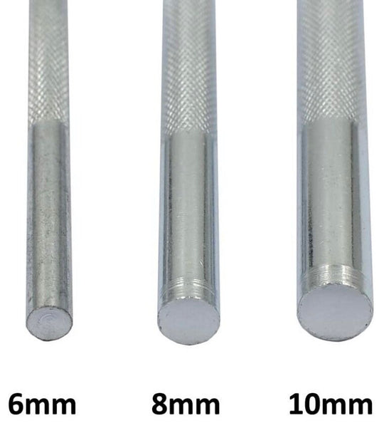 7pc Cap Rivet Tools - Everything you need for setting 6mm 8mm 10mm cap rivets