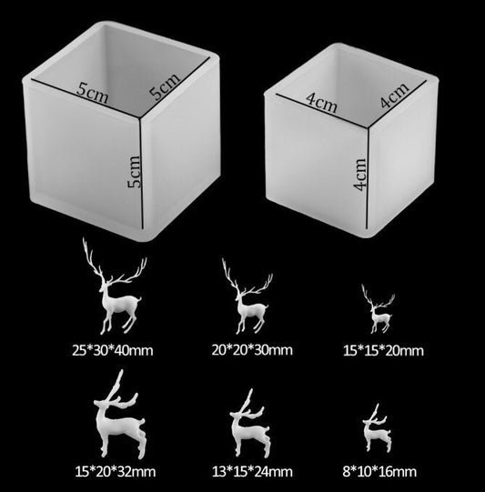 Deer Nature Scene Resin Kit