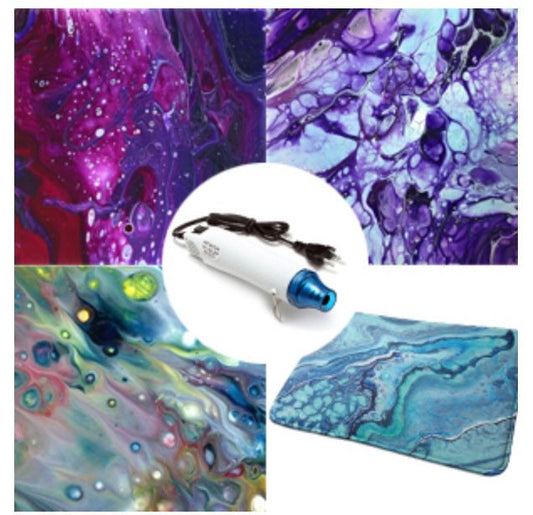 Bubble remover handheld heat tool for resin, paints, etc