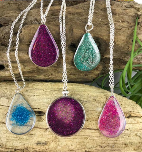 Small Crystal Pendant Gem Resin Mold Kit - 115pc Silicone Mold for Resin, Candles, and Soaps