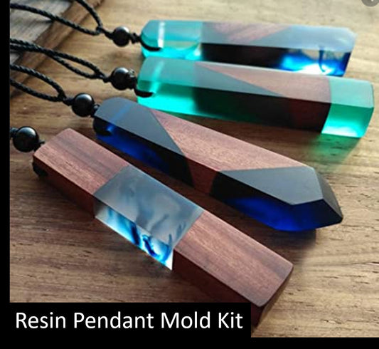 Small Crystal Pendant Gem Resin Mold Kit - 115pc Silicone Mold for Resin, Candles, and Soaps