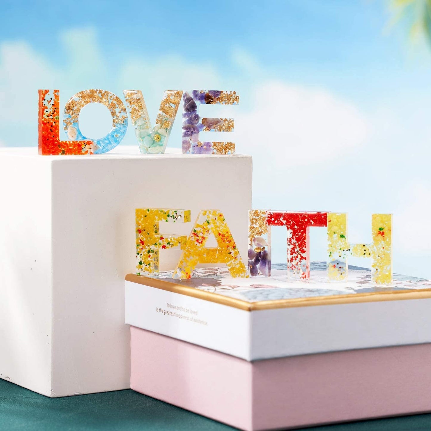 Alphabet Keychain Resin mold kit - Over 200pcs!