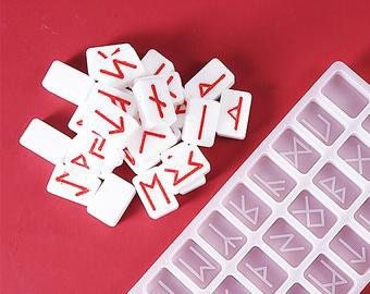 Rune symbol resin mold tray