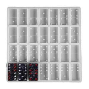 Silicone domino mold tray