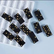 Silicone domino mold tray