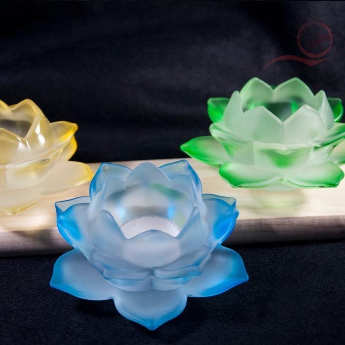 3D lotus flower candle holder mold