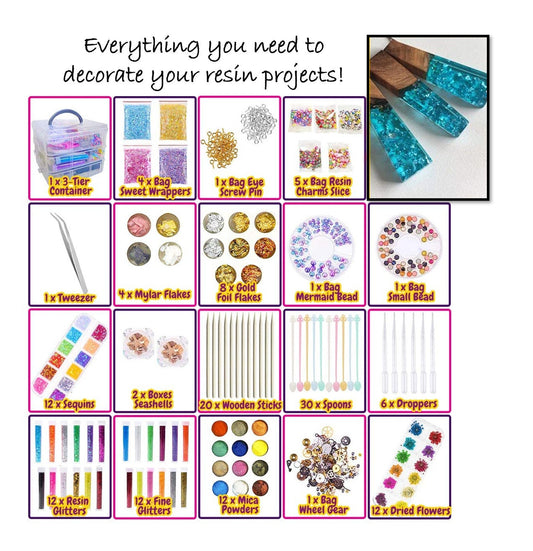 Resin Glitter Kit - Candle - Soap - Resin Decor