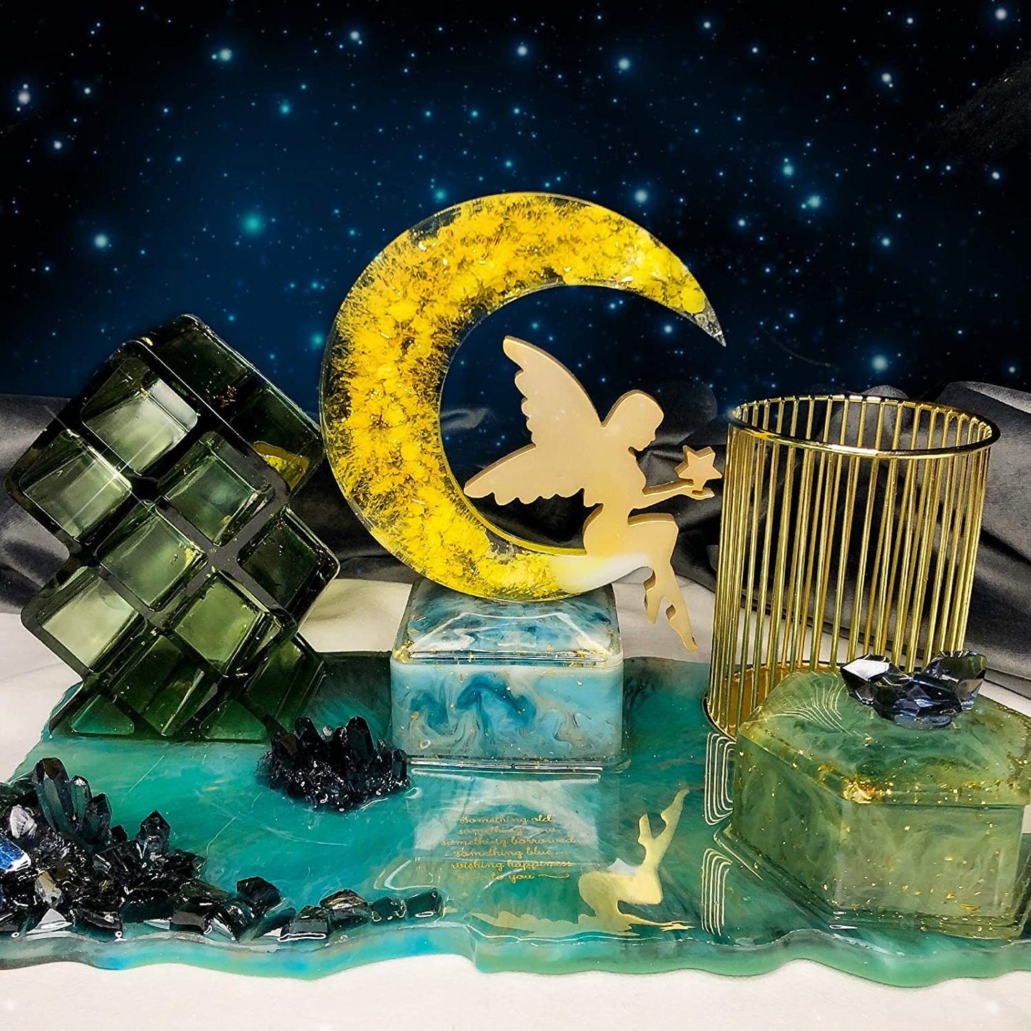 Fairy Jewelry Trinket Organizer Mold - Silicone Resin Mold for Jewelry Organization