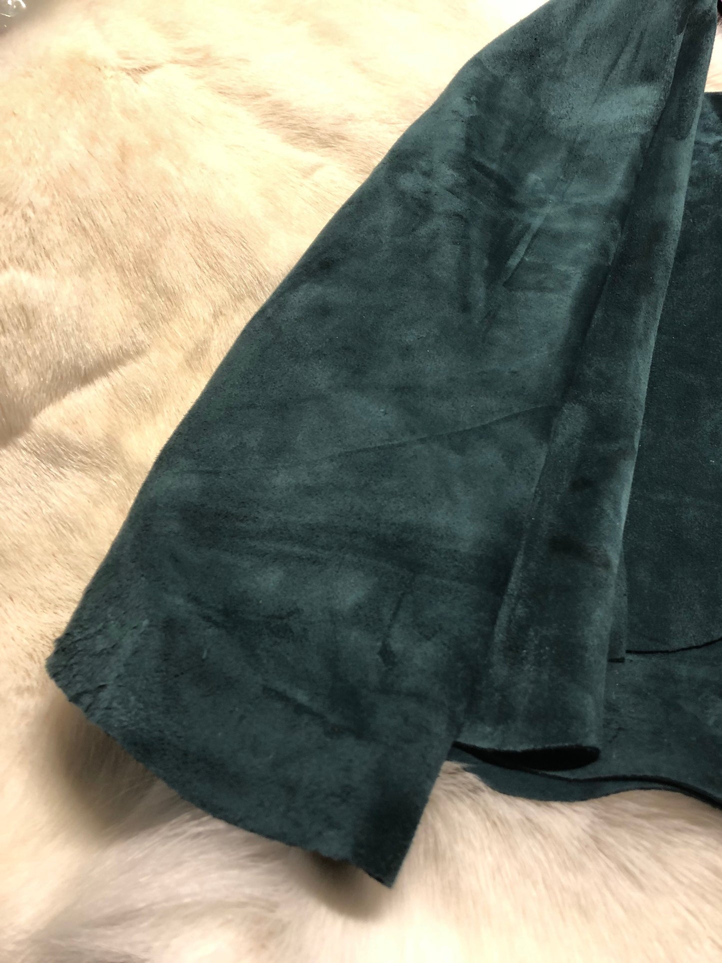 Gray Suede Designer leather - Raw Leather - Wholesale Leather 2-4oz