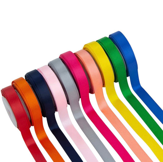 Satin Ribbon - 3/8” Double sided polyester satin ribbon 3/8” x 5 yards