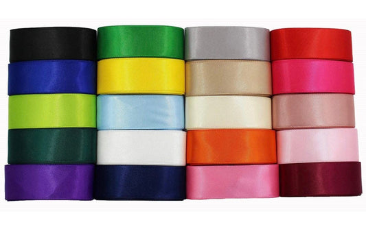 Satin Ribbon - 2” Double sided polyester satin ribbon 2” x 2 yards