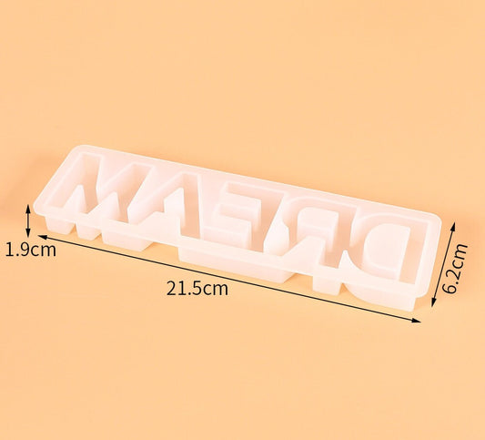 Dream resin mold kit - Large Word Kit DREAM home decor piece
