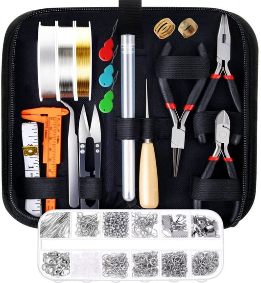 Jewelry Making Kit - Jewelry Pliers - Findings - Wire and Tools - Over 850pcs