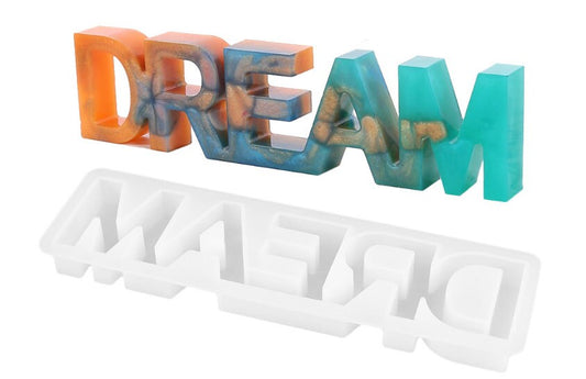 Dream resin mold kit - Large Word Kit DREAM home decor piece