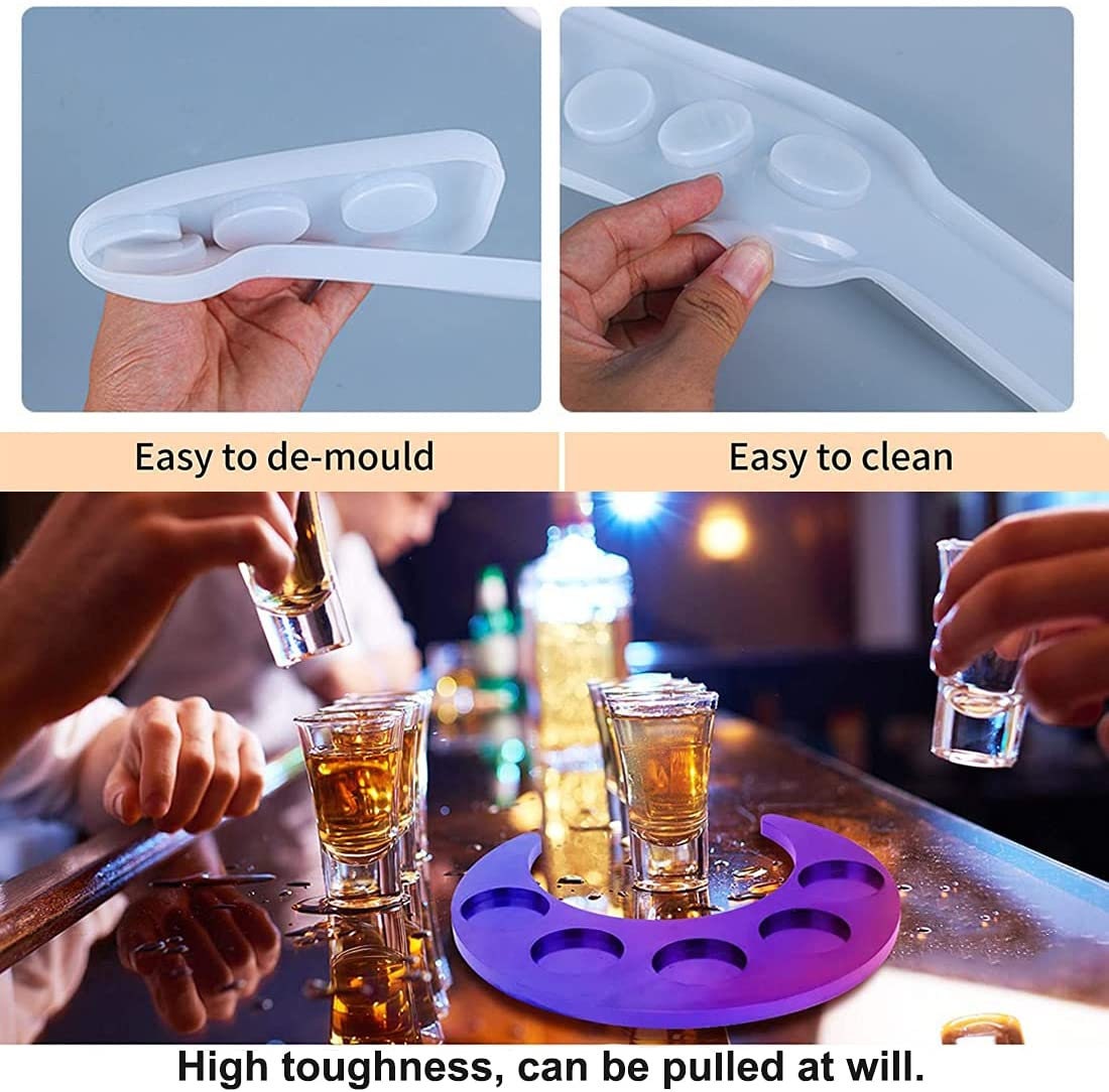 Shot Glass Mold Tray - Candle Holder Mold Tray