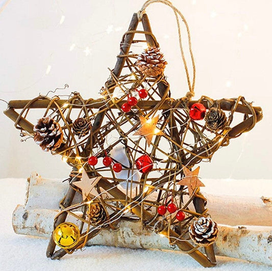 Wicker Stars for Wreaths, Decor, Trees, Ornaments, and Crafts