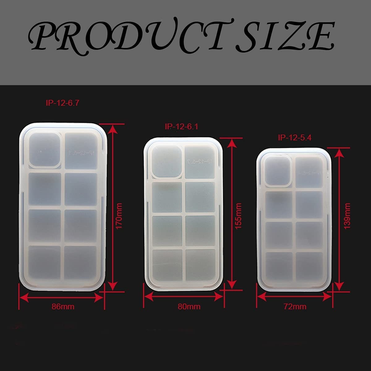 iPhone 12 Case Silicone Mold - 12 Pro - 12 Pro Max