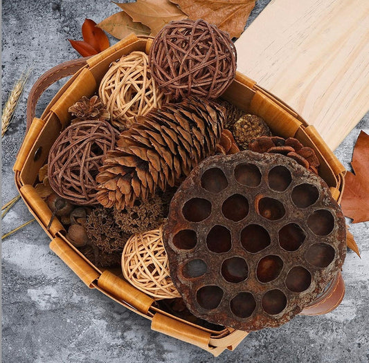 38pc Pinecone Set for Decor, Crafts, Wreaths, Ornaments, Resin and Trees