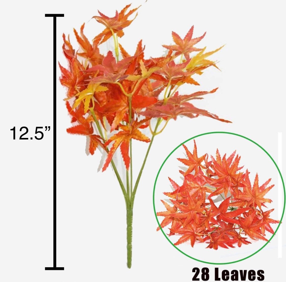 Fall Star Maple Leaves - Fall Leaves - Maple Autumn Leaves -