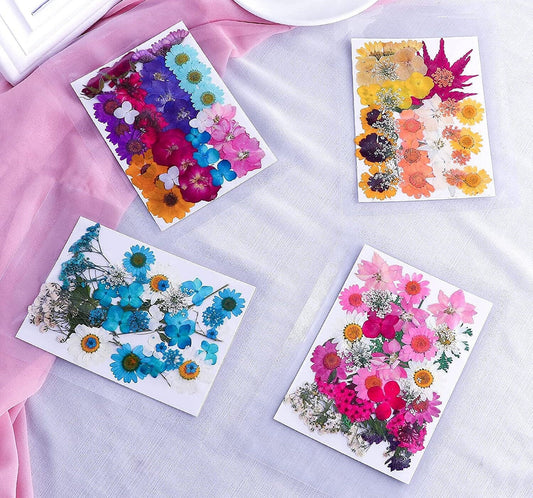 Dried Flowers - Whole Dried Flowers for Resin and Soaps - 146 pcs