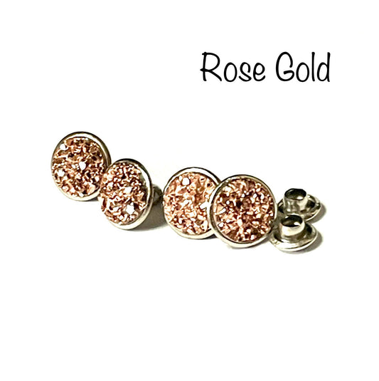 Drusy Crystal Rivets - 9mm Crystal Rivets - NEW COLORS - Only found here!