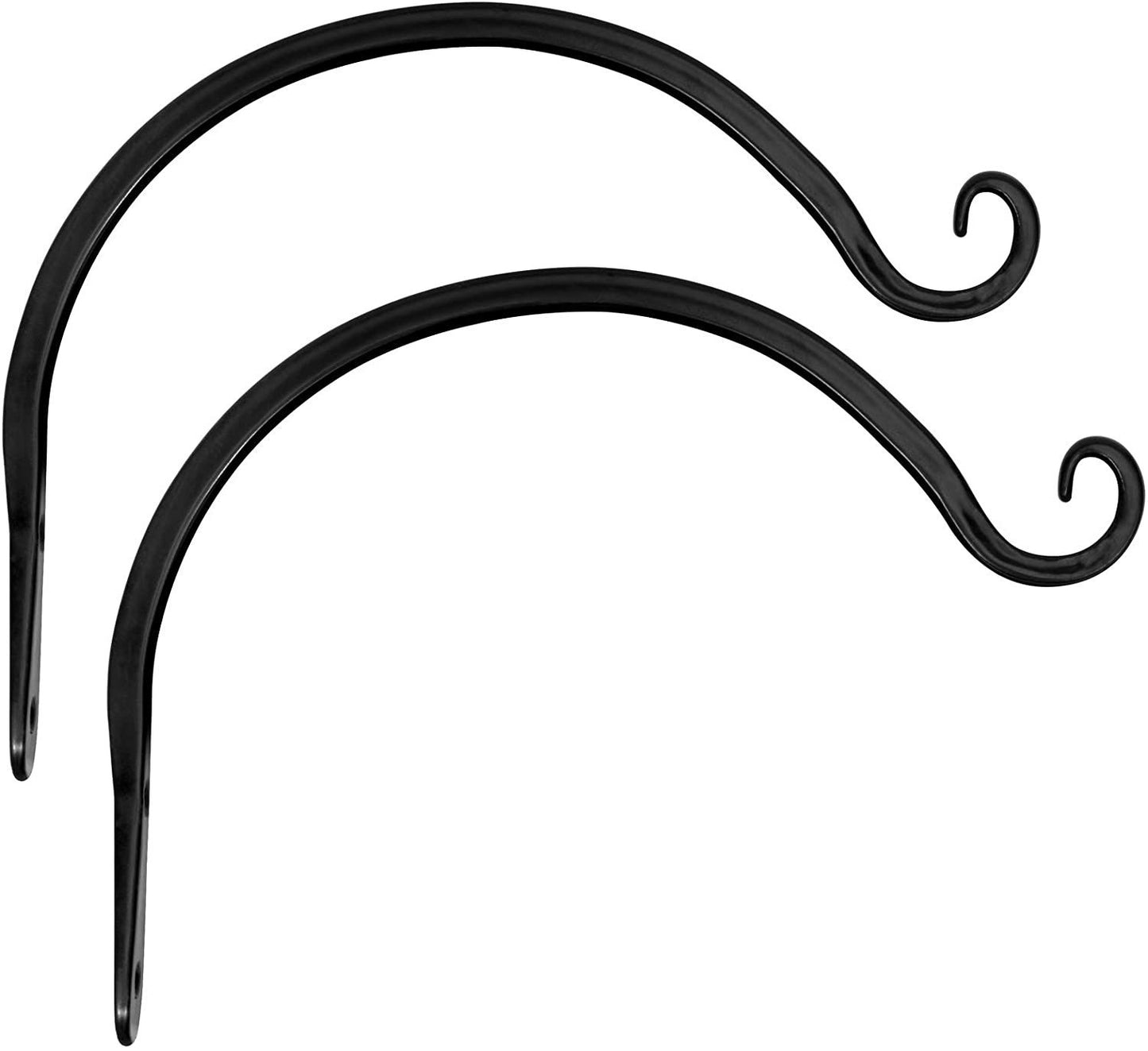 Hanging Plant Hook - Curved Wall Bracket for hanging plants - 8 inch wall plant holder - Bird feeder holder - lantern hook - patio decor