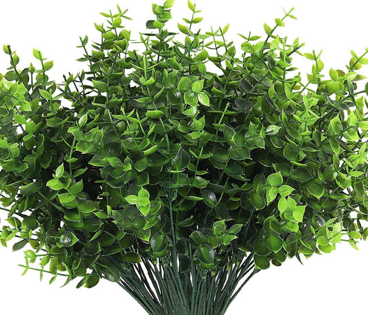 Artificial Greenery - Bouquet Filler - Eucalyptus Leaves - Eucalyptus Stems - Floral Stems - Spring Home Decor