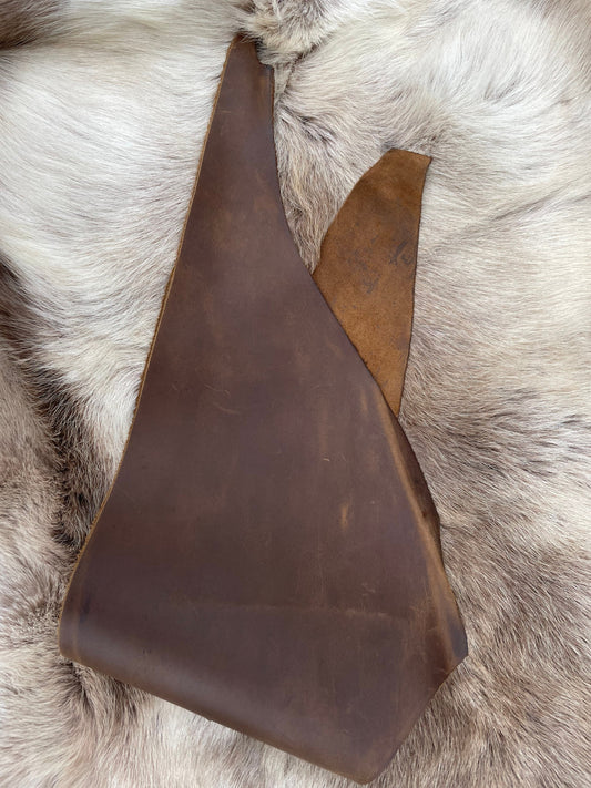 Stoned Oil Leather - Natural Leather - Leather for belts, belt liners, purses - Raw Leather - Wholesale Leather 4/5oz