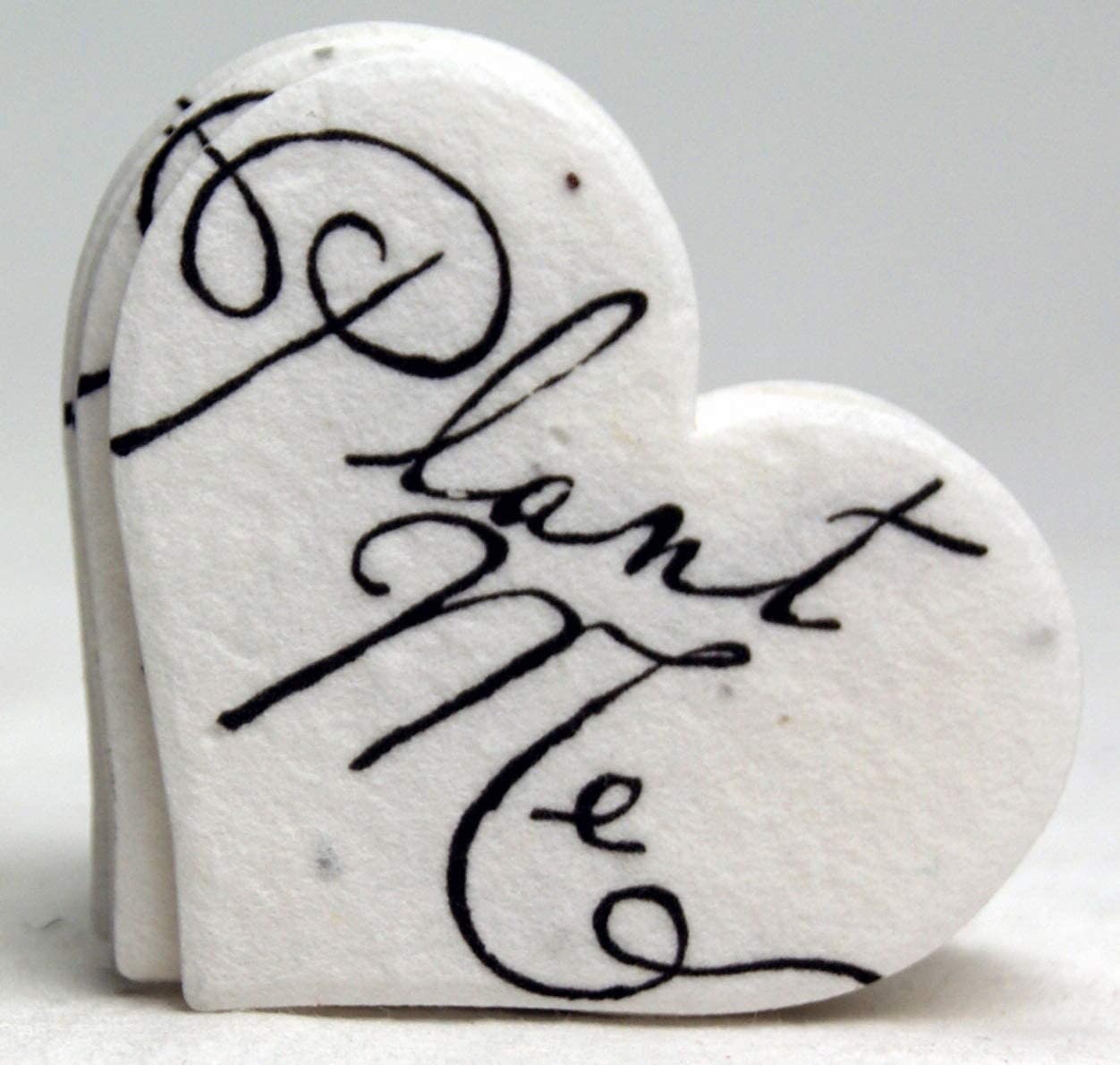 Wedding favors - All natural plantable wildflower heart shaped tokens - 25ct