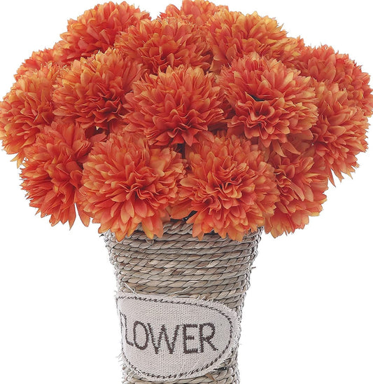 Mums - Silk Chrysanthemum Flowers - Chrysanthemums - Artificial Flowers - Spring Floral Stems - Great for Mother's Day!