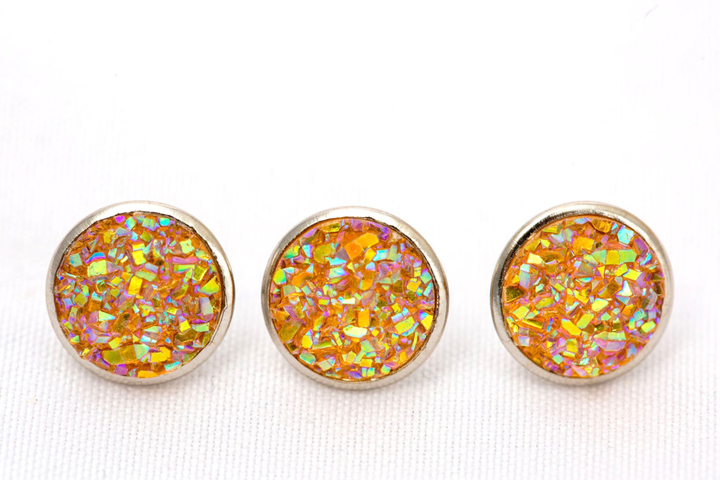 Drusy Crystal Rivets - 9mm Crystal Rivets - NEW COLORS - Only found here!