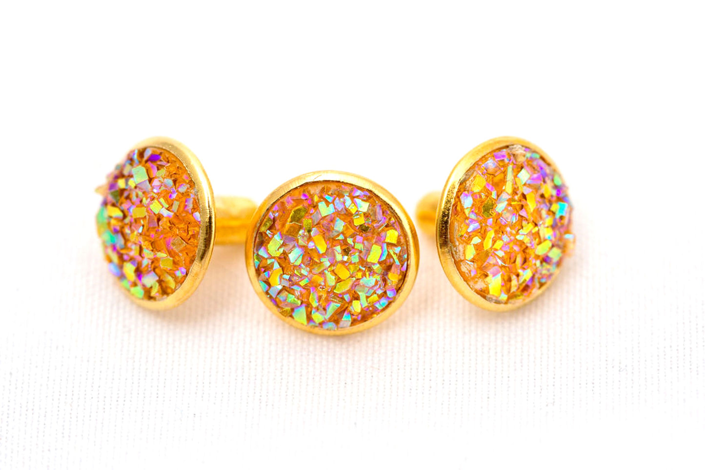 Drusy Crystal Rivets - 9mm Crystal Rivets - NEW COLORS - Only found here!