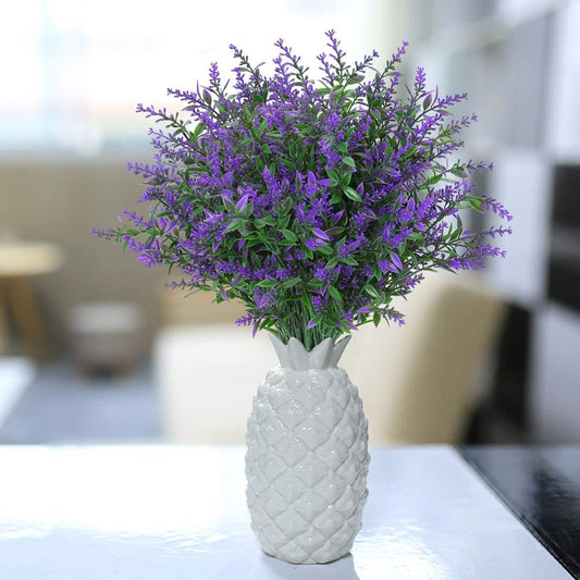 Artificial Flowers - Lavender Outdoor Patio Flowers - Floral Stems