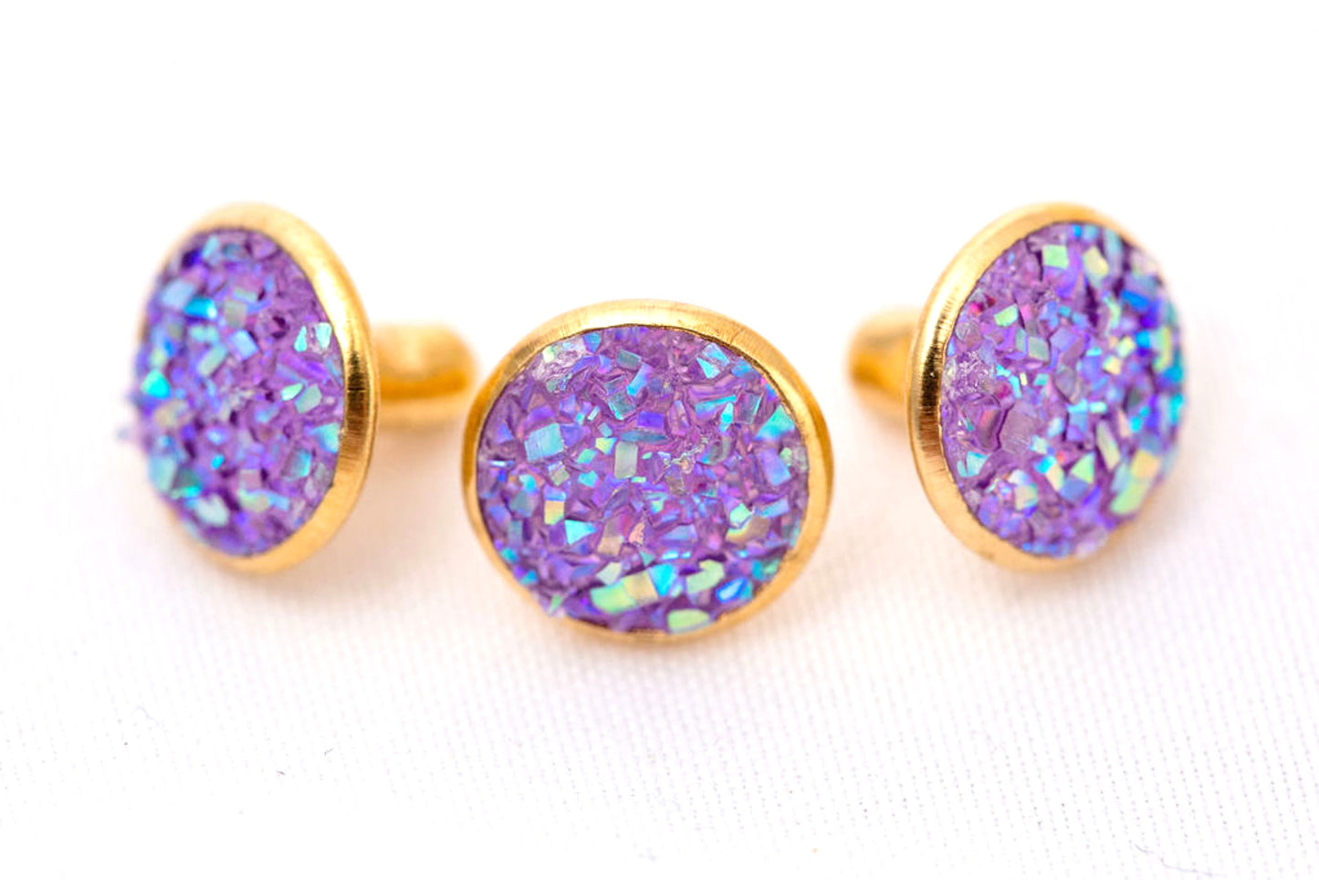 Drusy Crystal Rivets - 9mm Crystal Rivets - NEW COLORS - Only found here!
