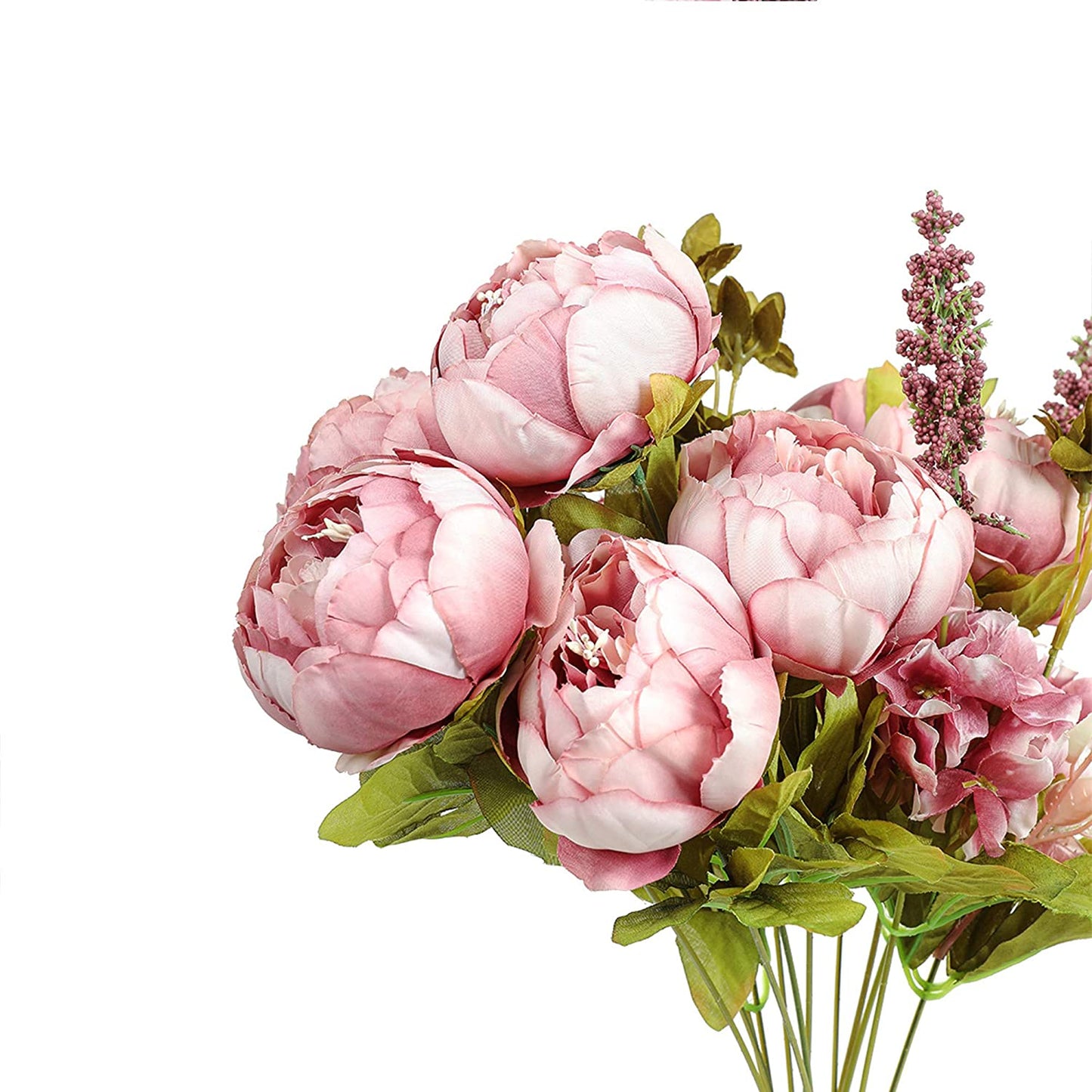 Vintage Peonies -  Artificial Peony Flowers - Peony Bouquet Flowers - Silk Peony Flowers - Floral Stems - Artificial Peonies