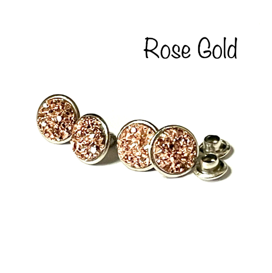 Drusy Crystal Rivets - 9mm Crystal Rivets - NEW COLORS - Only found here!