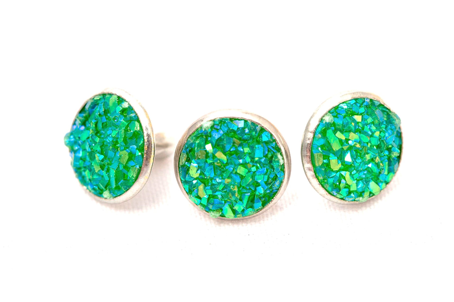 Drusy Crystal Rivets - 9mm Crystal Rivets - NEW COLORS - Only found here!