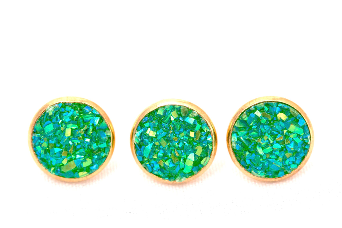 Drusy Crystal Rivets - 9mm Crystal Rivets - NEW COLORS - Only found here!