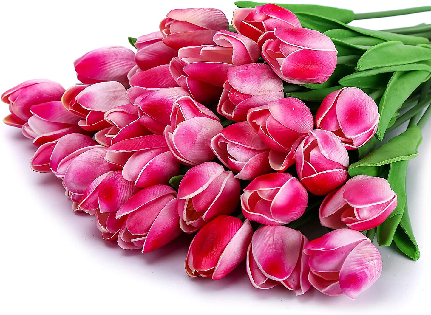 Tulip Spring Flowers - Tulips - Real Touch Tulips - Artificial Flowers - Floral Stems - Artificial Tulips