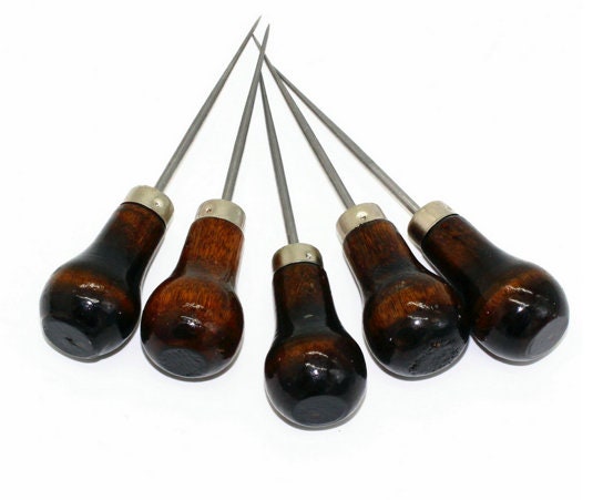 Cap Rivet Setter - Eyelet Grommet Setter - 4-5-6-8-10-12-15mmsizes with hole punch, awl, and mallet options