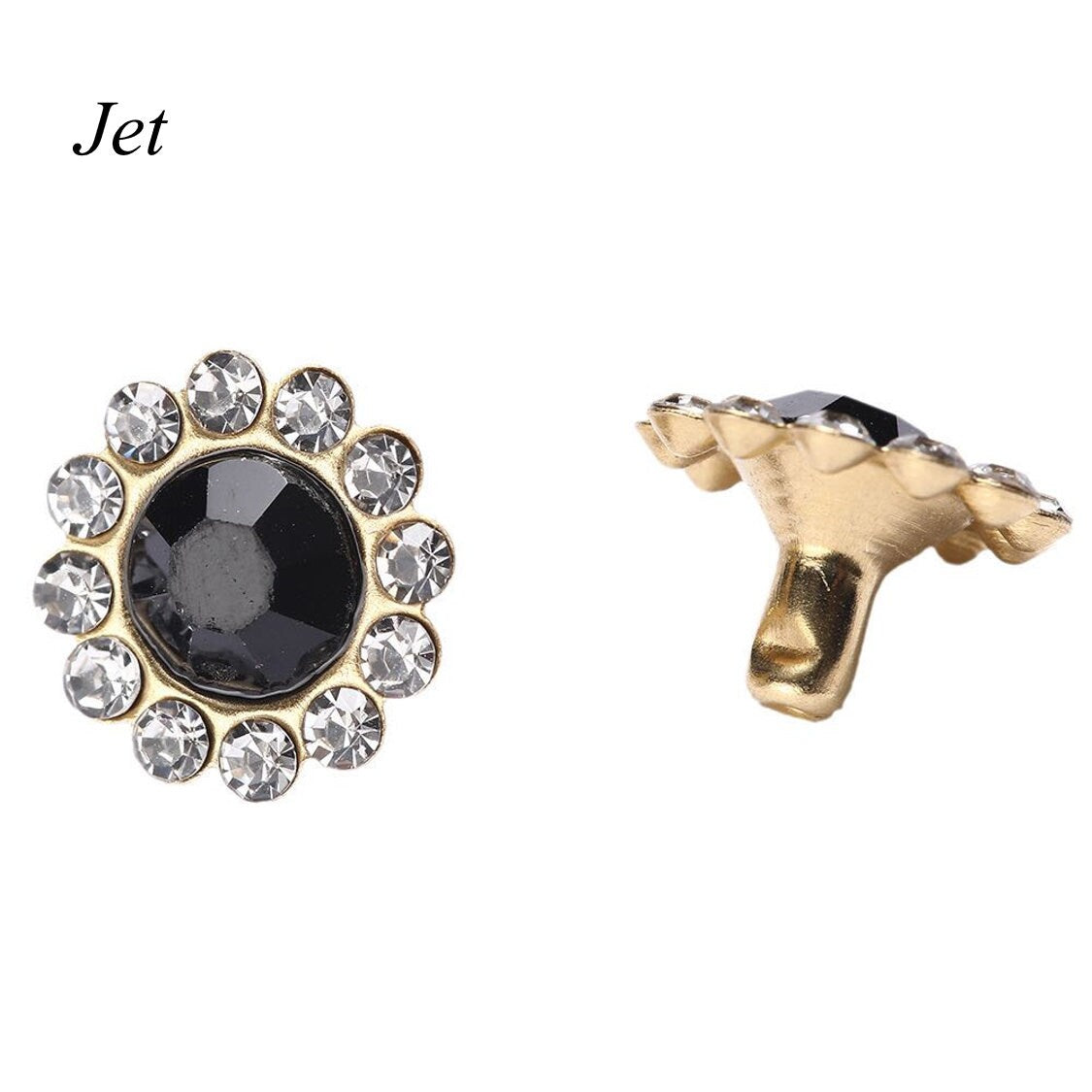 Crystal Rivets with Halo Setting - Blossom Crystals