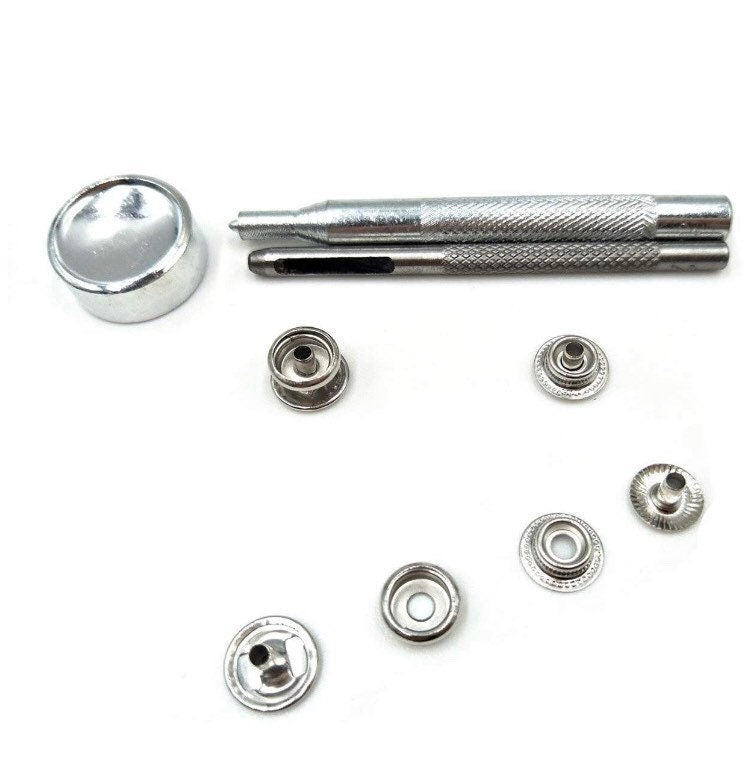 Ring Snap Kit - Line 20 and Line 24 snaps with tools and carry case