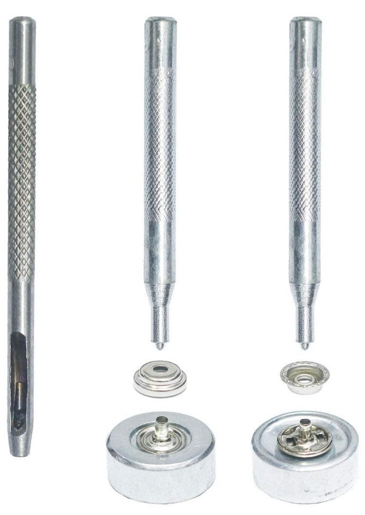 Ring Snap Kit - Line 20 and Line 24 snaps with tools and carry case